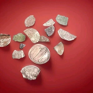 Wikinger Hacksilber aus 30 Jährigen Sammlung +XRF Analyse - Bild 1 von 17