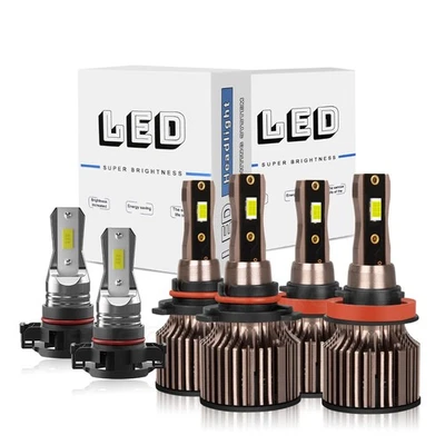 For Jeep Grand Cherokee 2011 2012 2013 LED Headlight High/Low Beam Fog Lights - Image 1 of 4