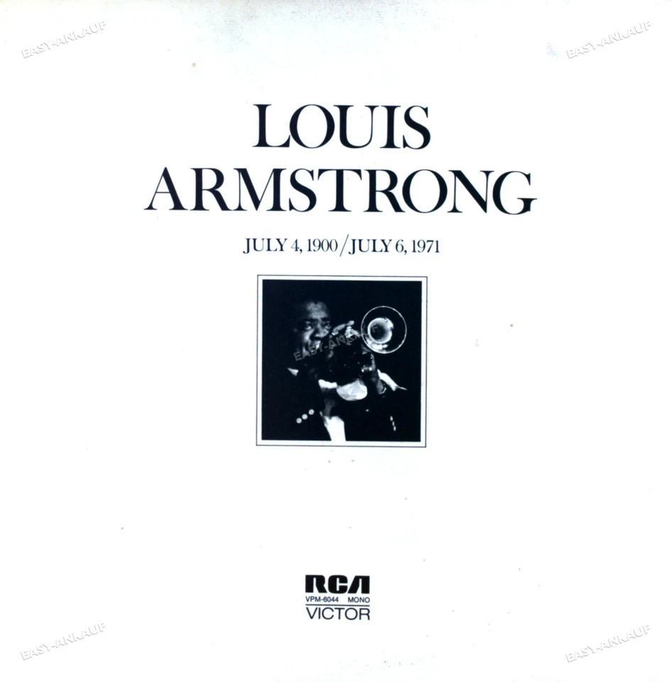 Louis Armstrong - July 4, 1900 - July 6 1971 2LP 1971 (VG+/VG+) ' - Image 1 of 1