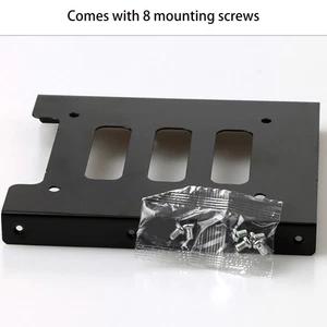 SSD/HDD Mounting Bracket Kit 2.5" to 3.5" SSD Bays Holder Hard Drive Rack+Screw - Picture 1 of 8