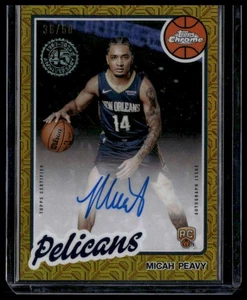 2025-26 Topps #80CR2-MP Micah Peavy Gold Mojo #/50 Auto RC (i11525) - Bild 1 von 2