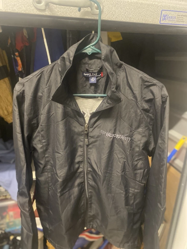 Vintage BlackBerry Logo Windbreaker Jacket XS Sport-TekPort Authority Tech Promo - Image 1 of 4