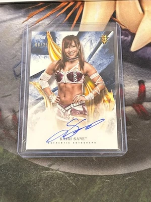 Kairi Sane Autograph #6/25 2019 Topps WWE Undisputed Blue Parallel - Image 1 of 2
