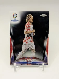 LUKA MODRIC /10 Black - 2024 Topps Chrome UEFA Euro Sapphire - Croatia / Madrid - Bild 1 von 2