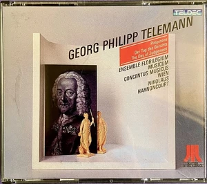 Telemann: Pimpinone - Der Tag des Gerichts - Harnoncourt 3 CD Set 1989 Teldec - Picture 1 of 8