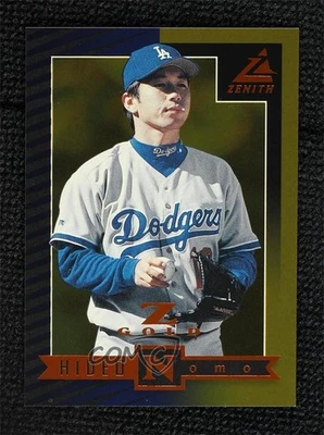 1998 Pinnacle Zenith Z Gold 37/100 Hideo Nomo #70 - Image 1 of 3