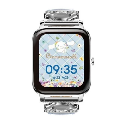 GREEN HOUSE Smart Watch Sanrio Characters Cinnamoroll GH-SMWL-CN 4511677139437 - Image 1 of 4