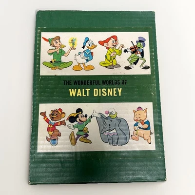 The Wonderful Worlds of Walt Disney 4 Book Box Set HC 1965 Vintage Golden Press - Image 1 of 4