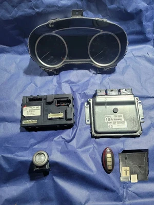 2016 2017 Nissan Sentra 1.8L AT - ECM, interruptor de ignição imobilizador, chaveiro FOB, BCM - Imagem 1 de 4