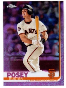 2019 TOPPS CHROME #82 BUSTER POSEY PINK REFRACTOR - Picture 1 of 1