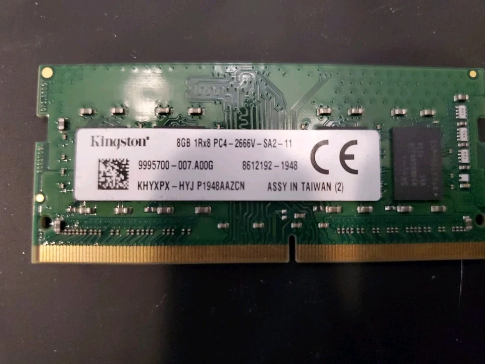 Kingston 2666 SODIMM 8GB DDR4 RAM Foto 1 de 1