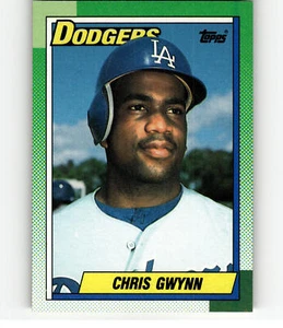 1990 Topps 456 Chris Gwynn Los Angeles Dodgers - Picture 1 of 2