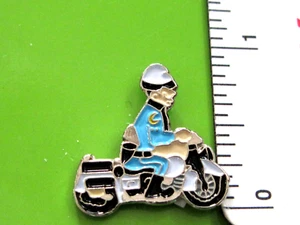 Motorcycle POLICE OFFICER  - hat pin , tie tac , lapel pin , hatpin GIFT BOXED - Picture 1 of 7