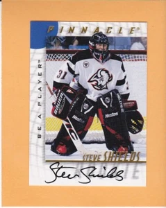 STEVE SHIELDS 1997-98 BE A PLAYER AUTOGRAPH #233 BUFFALO SABRES NM-MT A2 - Picture 1 of 2