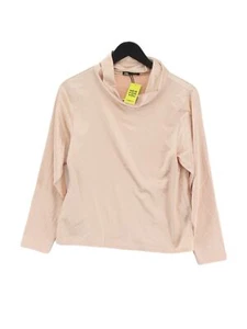 Zara Women's Blouse S Cream Polyester with Elastane Long Sleeve Roll Neck Basic - Picture 1 of 6