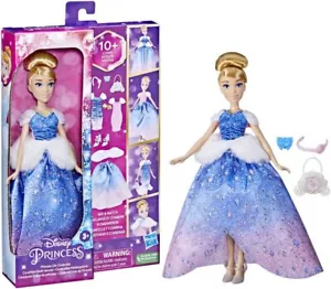 Hasbro Disney Principessa Cenerentola 10 Combinazioni Abiti Bambola Idea Regalo - Foto 1 di 8