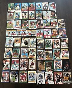 Vintage 1960's & 1970's Football 60 card Lot...HALL OF FAMERS ONLY!11