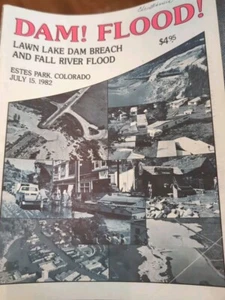 1992 Dam! Flood! Lawn Lake Breach Fall River Flood Estes Park Colorado  - Foto 1 di 4