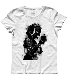 Damen T-Shirt Schneewittchen Sieben Zwerge und der vergiftete Apfel Snow White Seven Warf - Bild 1 von 3