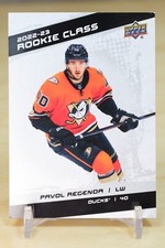 2022-23 Upper Deck Rookie Class #RC-23 Pavol Regenda - Anaheim Ducks