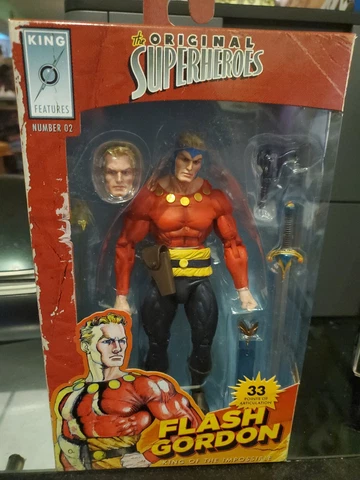 NECA King Features #02 The Original Superheroes Flash Gordon Dmg Pkg Cover