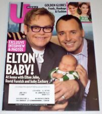 US WEEKLY MAGAZINE ~ Jan 31, 2011 ~ Elton John David Furnish & Baby ~ B-3-2