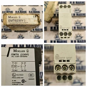MOELLER EMT6(230V) OVERLOAD RELAY AC 230V 50/60Hz AC-15 3A - Picture 1 of 19
