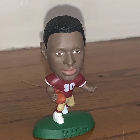 Retired JERRY RICE San Francisco 49'ers Corinthia Headliners Figurine RARE 💗j15 Cover