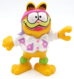 Camisa blanca vintage Garfield Skater 1981 coleccionable 2" PVC de Feat Synd - Imagen 1 de 4