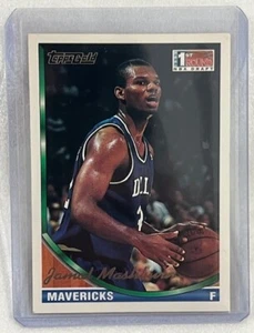 Tarjeta de baloncesto Jamal Mashburn 1993-94 Topps Gold #312 Mavericks - Imagen 1 de 2