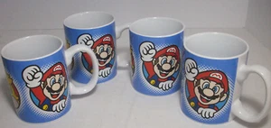 Nintendo Super Mario Brothers 2022: 4 Frankford Candy Mugs: EXC: NR - Picture 1 of 7
