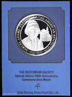 .925 Sterling Silver Franklin Mint Medal | Samuel Adams 250th Anniversary