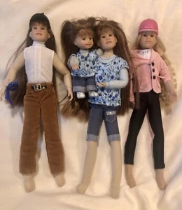 Only Hearts Club 2 Western Horse Riding Outfits Dolls 1 Mom and Toddler on Hip - Picture 1 of 4