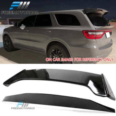 Fits 21-25 Dodge Durango ABS Duckbill Rear Trunk + Roof Spoiler Wing Gloss Black - Image 1 of 4