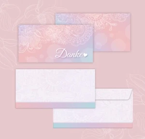 Dankeskarte Hochzeitskarte Hochzeit Standesamt Kommunion Karte Danke Erwachsen - Bild 1 von 19
