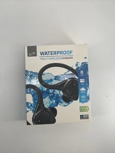iLive Waterproof Truly Wireless, Over-The-Ear Earbuds- BLACK - Picture 1 of 7