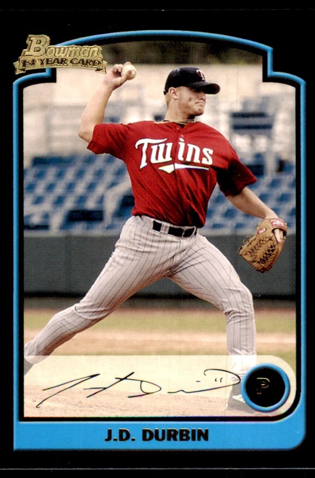 2003 BOWMAN J.D. DURBIN MINNESOTA TWINS #181 - Image 1 of 2