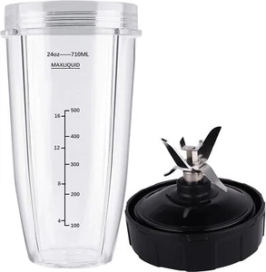 Replacement Parts for Ninja, 24oz Cup with Extractor Blade for Nutri Ninja Auto - Picture 1 of 7