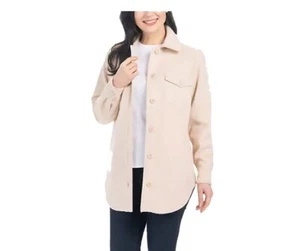 Hilary Radley Ladies' Shirt Jacket, Beige, XX-Large - Picture 1 of 2
