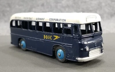 1960s Dinky Toys Meccano Blue BOAC 283 Bus British Overseas Airway Corp 4.5” - Image 1 of 4