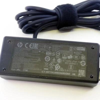 1pc Genuine HP 19.5V 2.31A 45W Blue Tip 4.5x3.0mm AC/DC Power Charger Adapter - Image 1 of 4