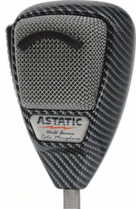 ASTATIC 636L-CF Wykończenie z włókna węglowego CB Ham Radio Mikrofon 4pinowy mikrofon Auth Dealer - Zdjęcie 1 z 2