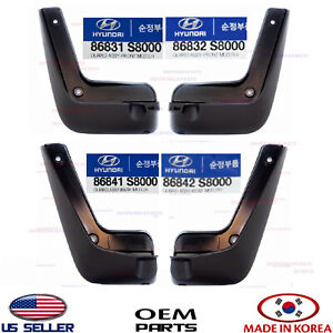 MUD GUARDS FLAPS SPLASH SHIELD FRONT+REAR set 4pcs ⭐OEM GENUINE⭐ PALISADE 20-22