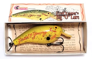Vtg 1967-1992 Fred Young, BIG O LURE, Limited Edition BASS Collector’s Fishing - Picture 1 of 6
