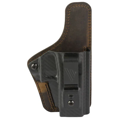 Versacarry Compound Custom Holster IWB Fits Glock 19 Right Hand Leather Brown Foto 1 de 2