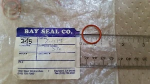 Five of Bay Seal 2-019 Silicone O-ring ~ 7/8" ID Bioreactor & Fermenter Sealer - Picture 1 of 2