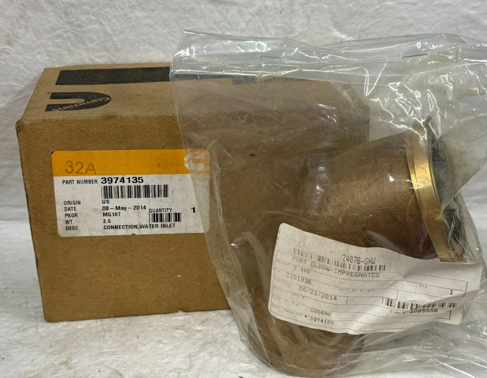 Cummins 3974135 Connection, Water Inlet - Image 1 of 1