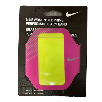 Nike Prime Performance Arm Band (Compatible With iPhone 5) Women's OSFM NEW - Image 1 of 4