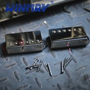 WINMAY Electric Guitar Pickups Covered Humbucker SET DIY "Manchester-1" Alnico 2 - Picture 1 of 7