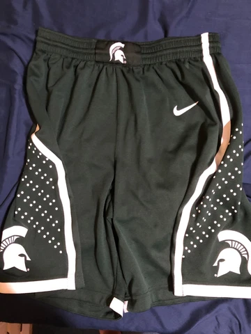 Nike Michigan State Spartans Basketball Replica Shorts Men's Small Cover